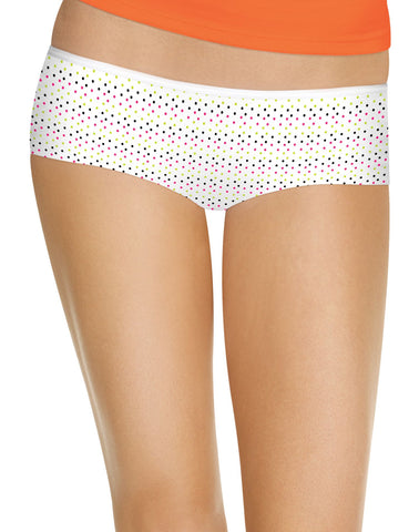 Hanes Womens 100% Cotton Fashion Girlshort 4 Pack