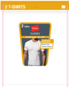 Hanes Classics Power Slim Crewneck Undershirt 2-Pack