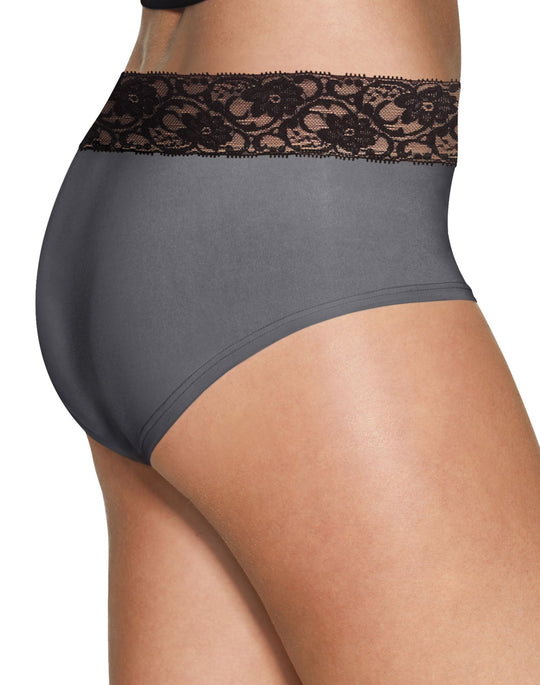Hanes Women`s Lace Smooth Secrets™ Boyshort Panties