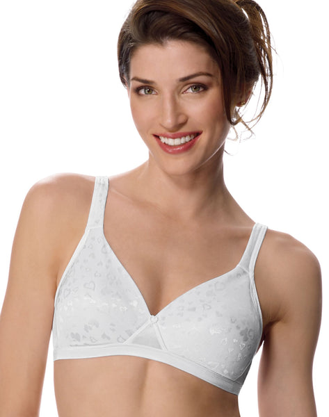 Playtex Cross Your Heart Lightly Lined Wirefree Bra White 40D