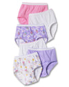 Hanes TAGLESS Toddler Girls' Cotton Briefs 6 Pack