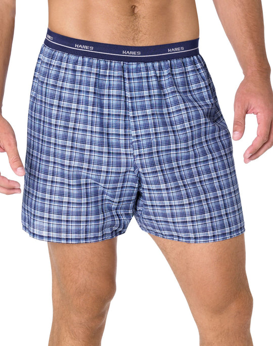 Hanes Yarn Dyed Boxers 3 Pack