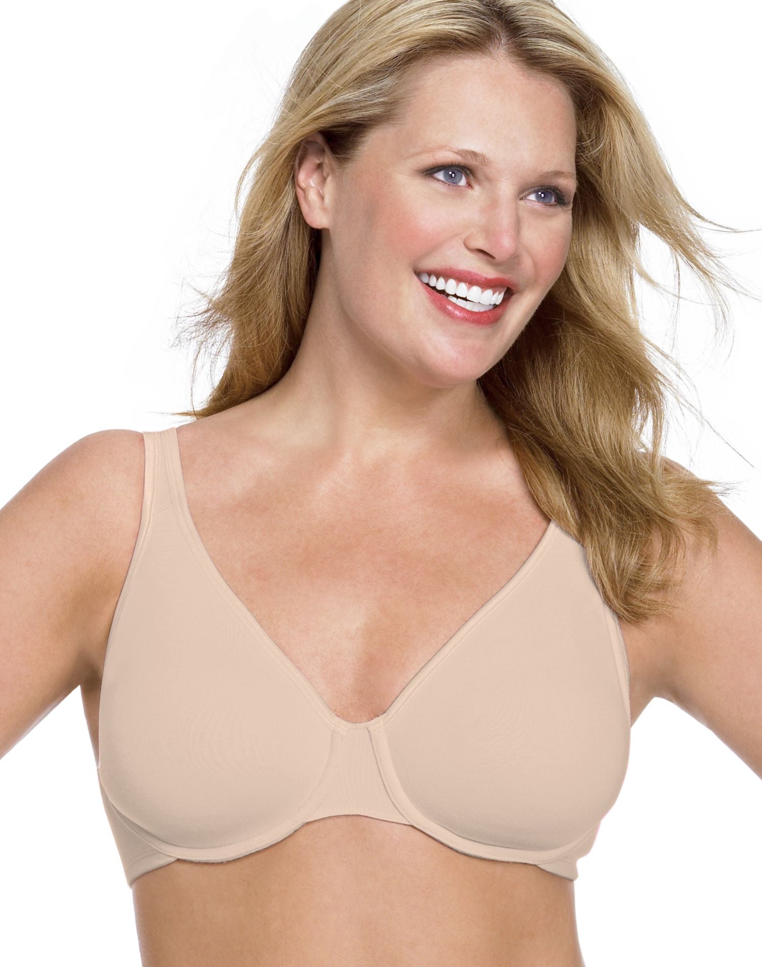 Playtex All Over Support Seamless Cotton Underwire Bra