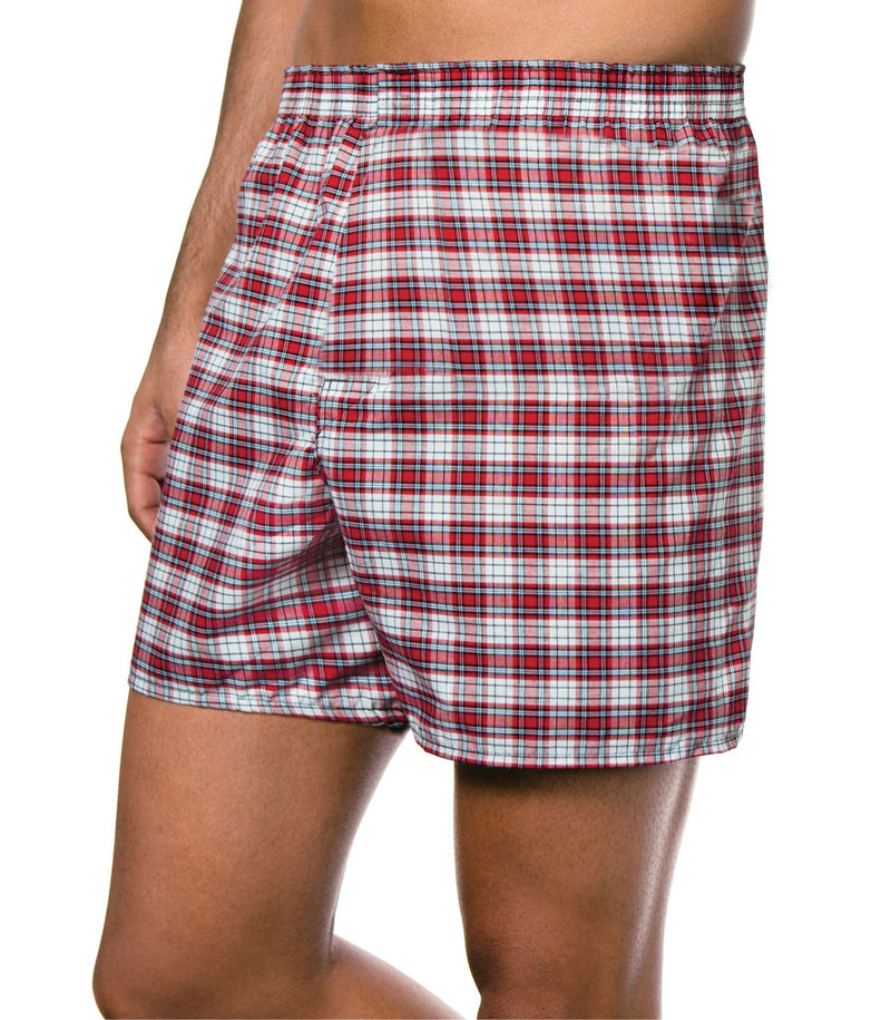 Hanes Mens Tartan Boxers 4 Pack