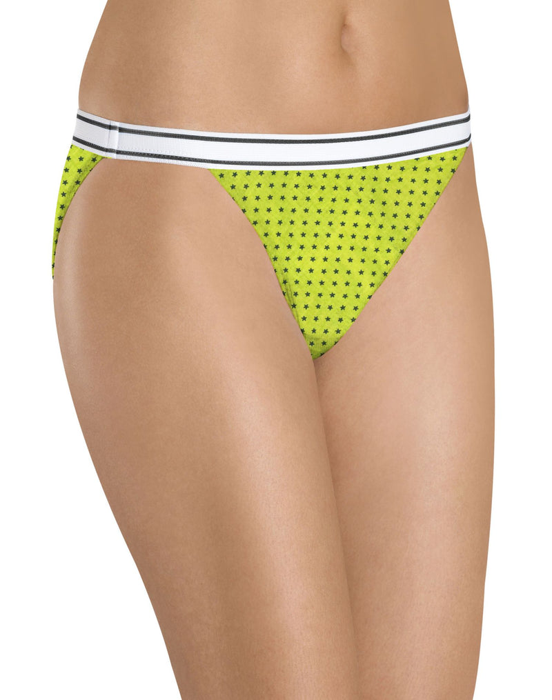 Hanes Women's Cotton String Bikinis 6-Pack