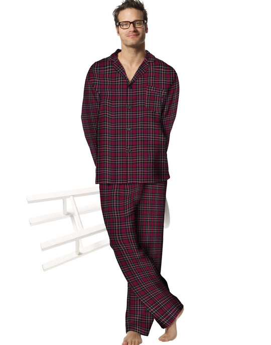 Hanes Men's 100% Cotton Flannel Pajamas