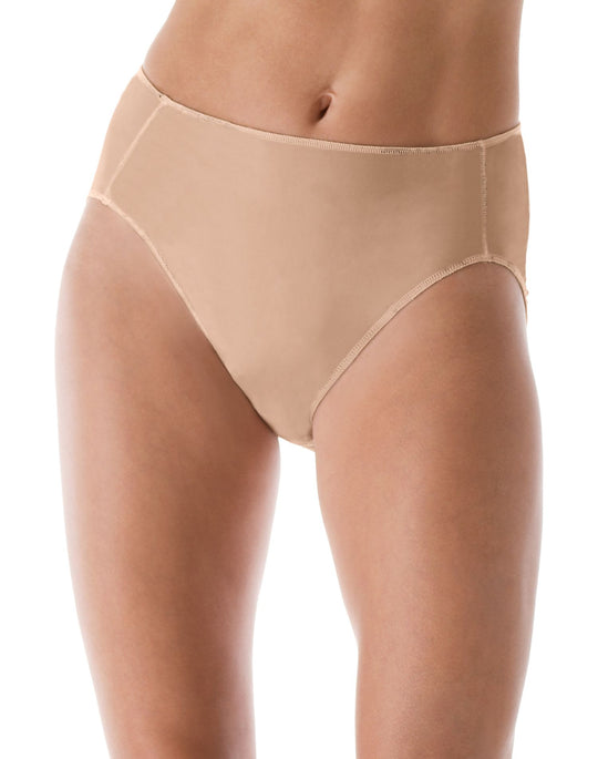 Hanes Women's Body Creations Microfiber Hi-Cut 3 Pack