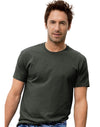 Hanes Men's ComfortSoft Dyed TAGLESS Crewneck Undershirt 4-Pack