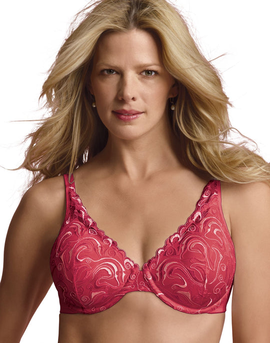 Playtex Secrets Side Smoothing Embroidered Undewire Bra