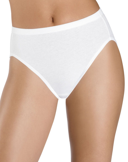 Hanes Women's Stretch ComfortSoft® Cotton Hi-Cut Panties 3-Pack