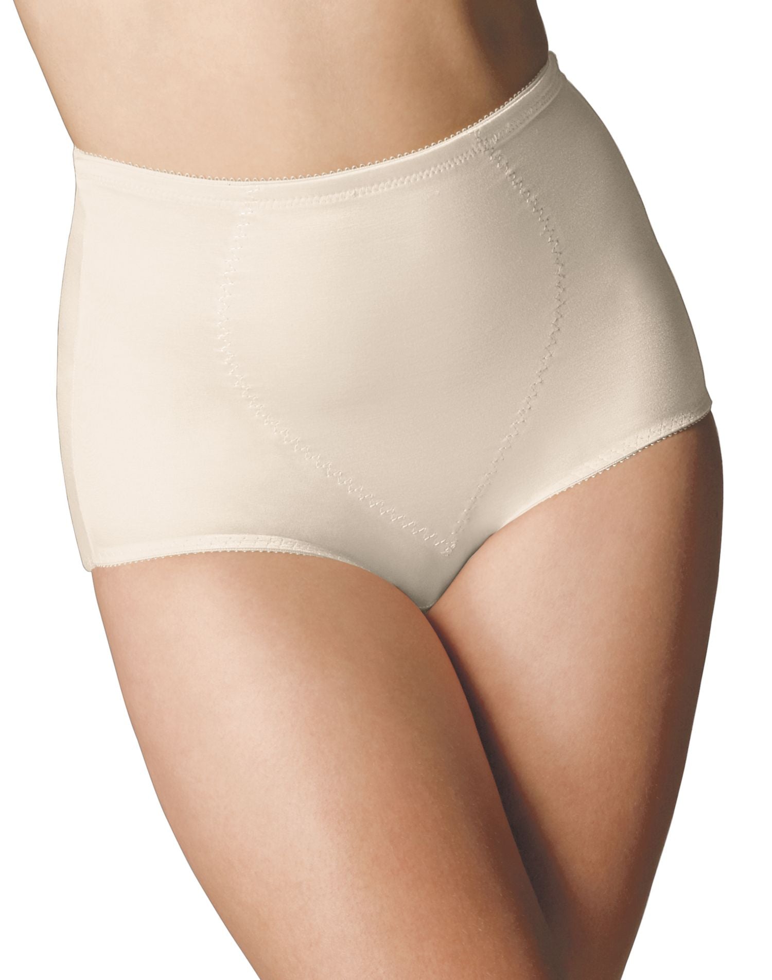 Cupid Women's 4-Pack Light Control Shapewear Panty Brief with Tummy Panel