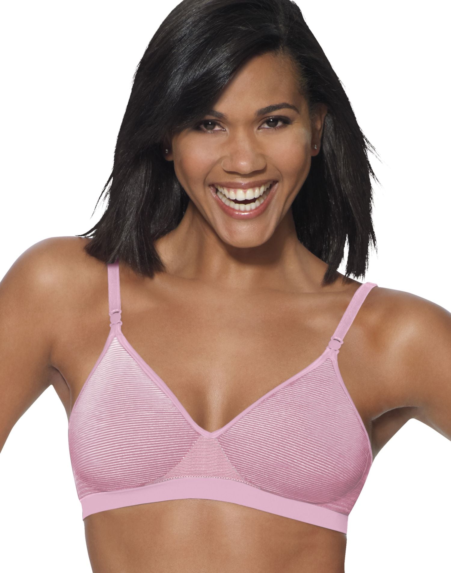 4742 - Barely There CustomFlex Fit Lightly Lined Stripe Wirefree Bra