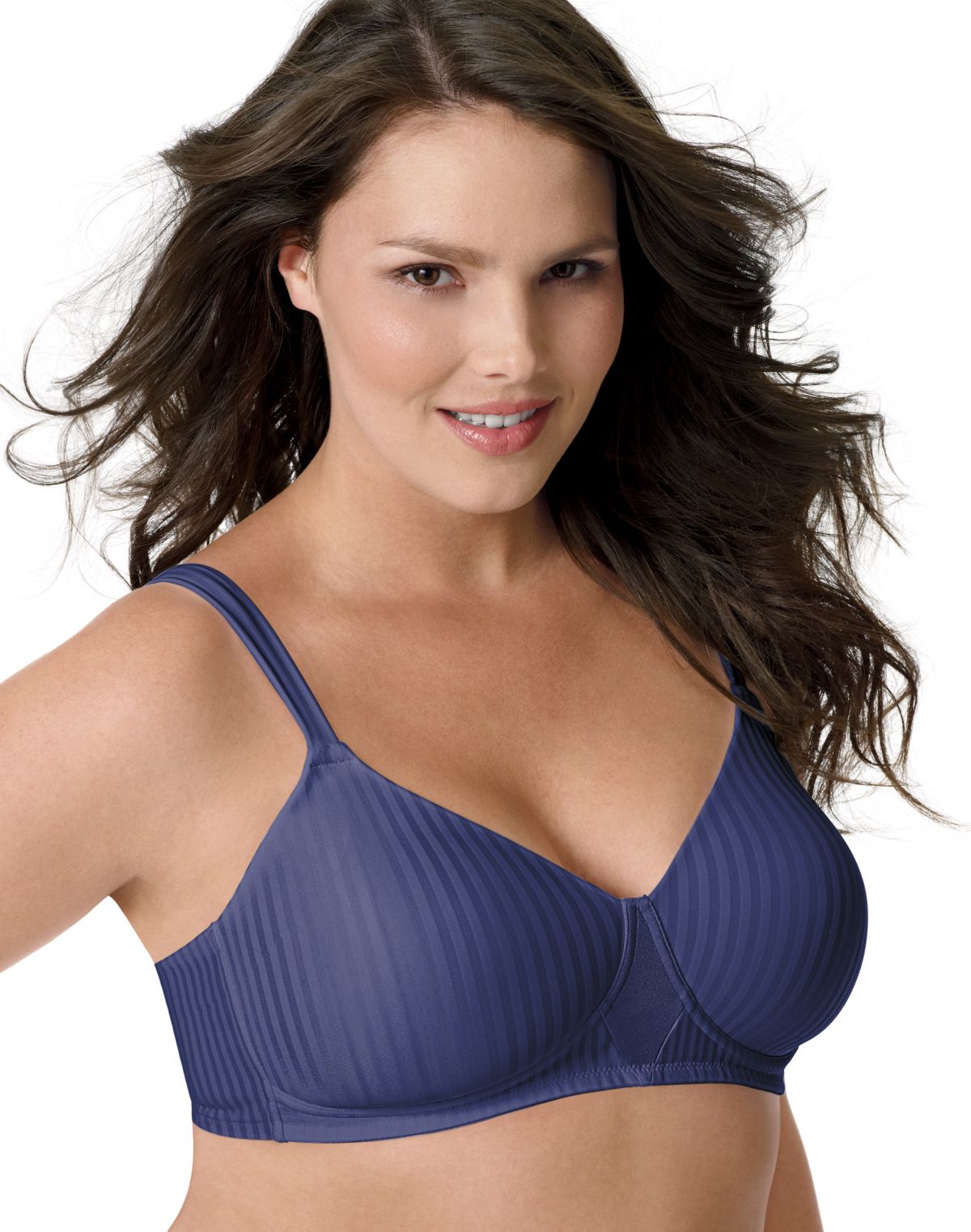 Playtex Women Pink Secrets Perfectly Smooth Shaping Wireless Bra Size 36DD  for sale online