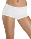 Hanes Womens Comfortsoft Cotton Stretch Lace Boy Briefs 3-Pack