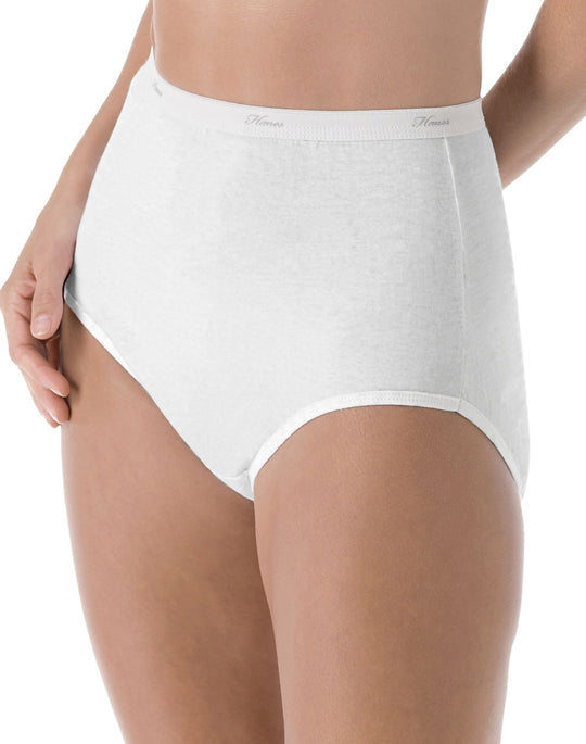 Hanes Plus Size Women's Cotton Briefs 5-Pack