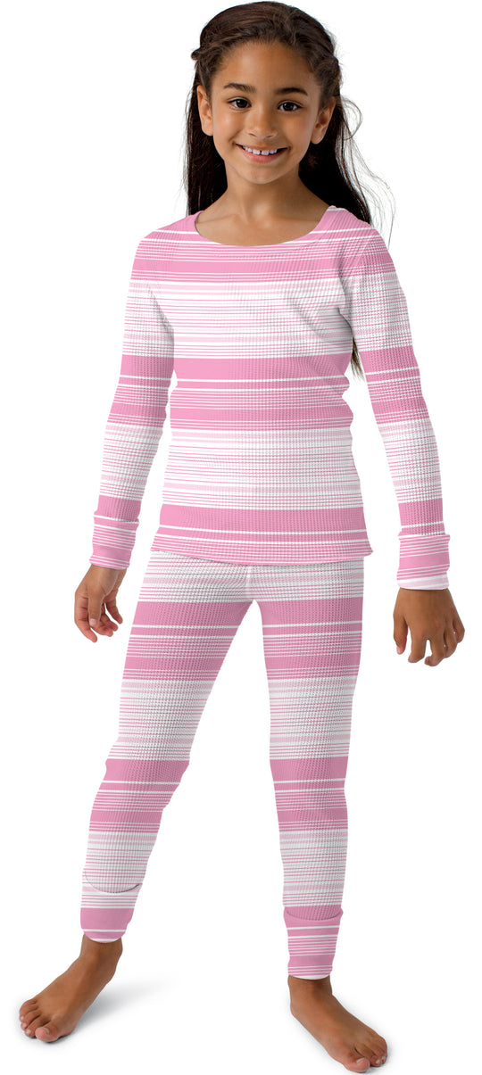 Hanes Printed Girls' Thermal Underwear Set