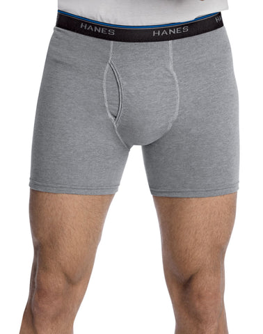 Hanes Men's TAGLESS ComfortBlend Boxer Brief with ComfortFlex Waistband 3-Pack