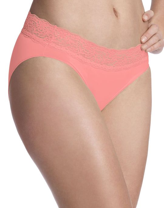 Bali One Smooth U No Lines, No Slip Bikini with Lace Waistband