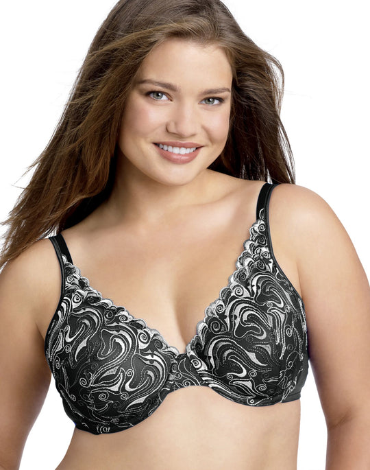 Playtex Secrets Side Smoothing Embroidered Undewire Bra