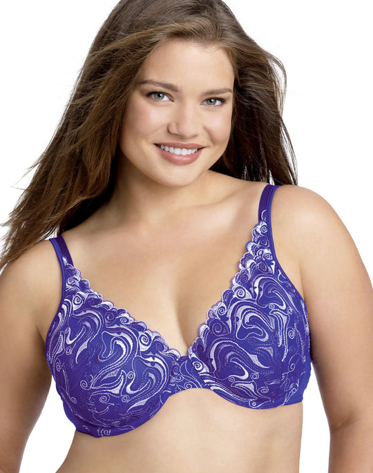 Playtex Secrets Side Smoothing Embroidered Undewire Bra