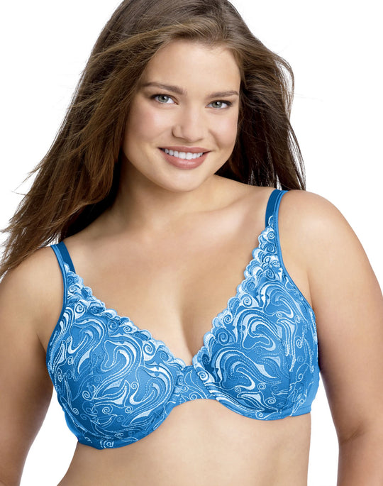 Playtex Secrets Side Smoothing Embroidered Undewire Bra