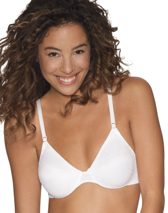 Barely There Women's Invisible Look Jacquard Underwire Bra