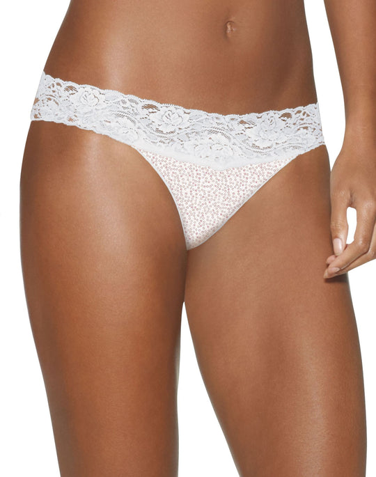 Barely There Women's Invisible Look Lace Waist Bikini