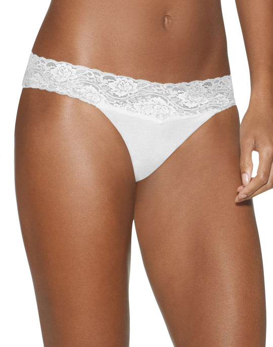 Barely There Women's Invisible Look Lace Waist Bikini