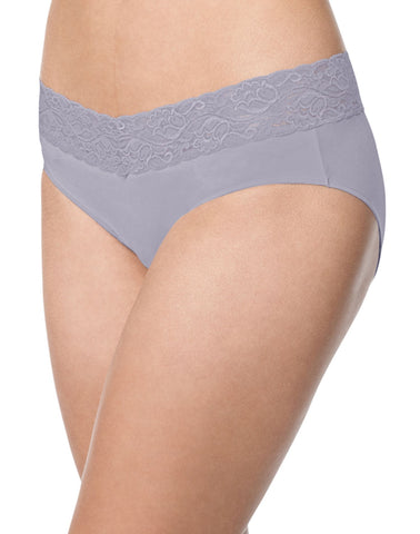 Barely There Women`s Invisible Look Lace Waist Hipster