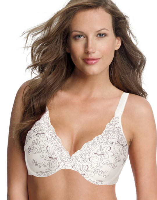 Playtex Secrets Side Smoothing Embroidered Undewire Bra