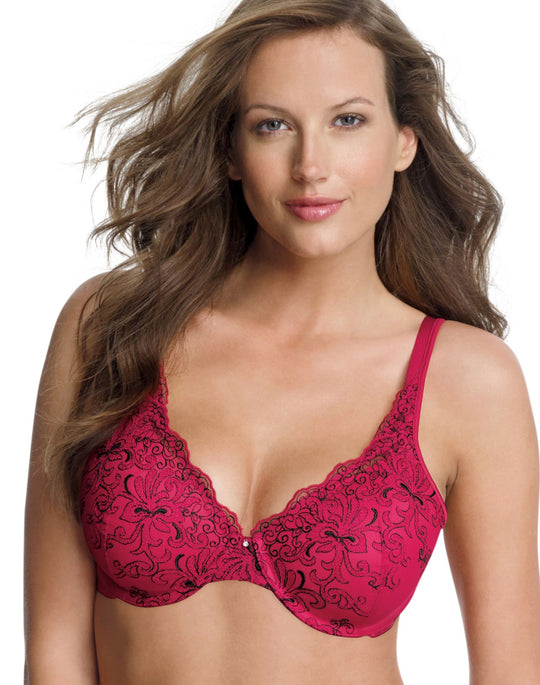Playtex Secrets Side Smoothing Embroidered Undewire Bra