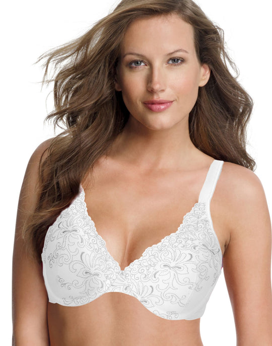 Playtex Secrets Side Smoothing Embroidered Undewire Bra