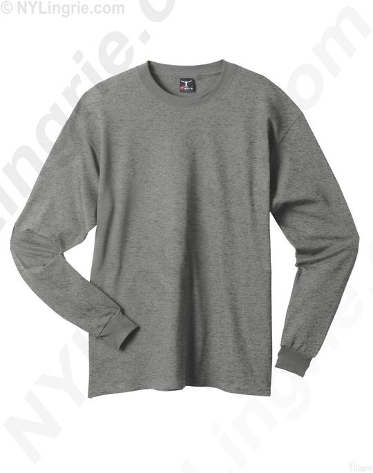 Hanes Adult Beefy-T Long-Sleeve T-Shirt