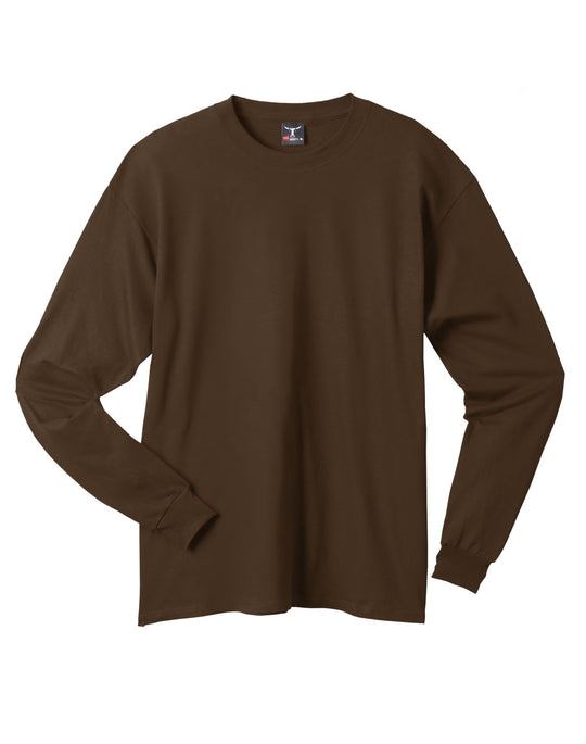 Hanes Adult Beefy-T Long-Sleeve T-Shirt