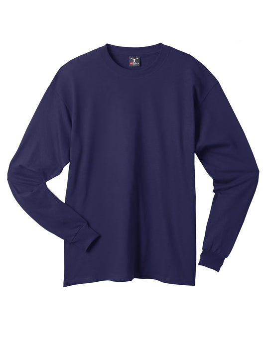 Hanes Adult Beefy-T Long-Sleeve T-Shirt