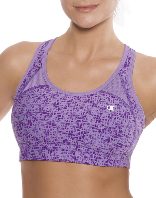 Champion Double Dry Cotton Fitness Sports Bra