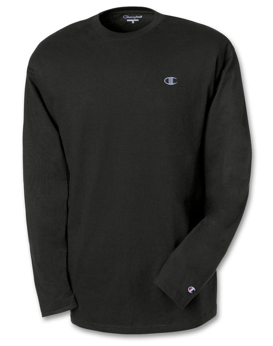 Champion Cotton Jersey Long-Sleeve Men's T Shirt