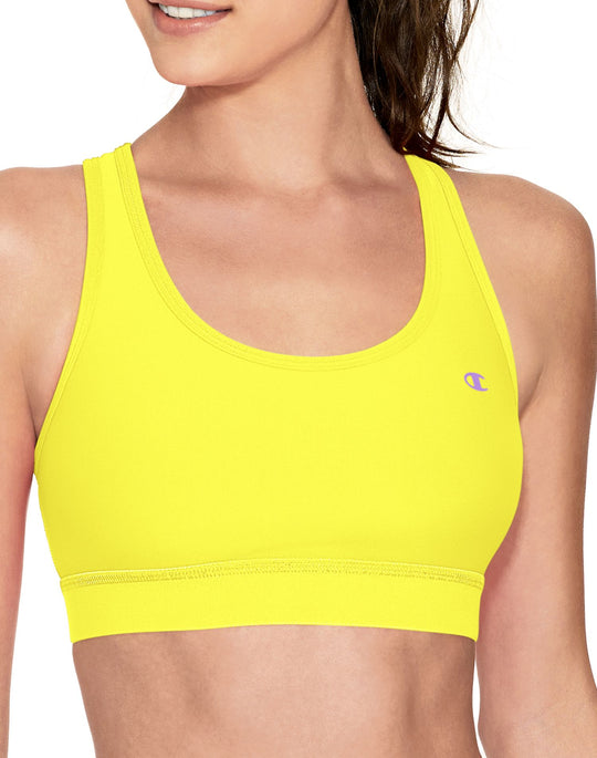 Lilac Sports Bra Yellow