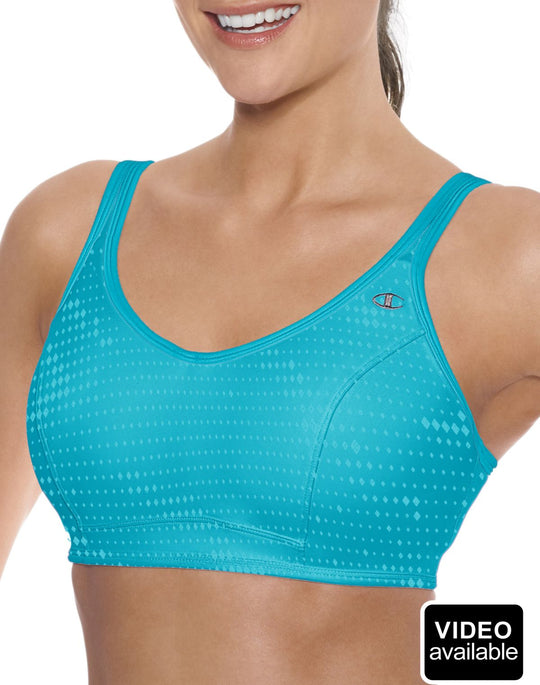 Champion Scoop Back Full Support Underwire Maximum Control Sports Bra