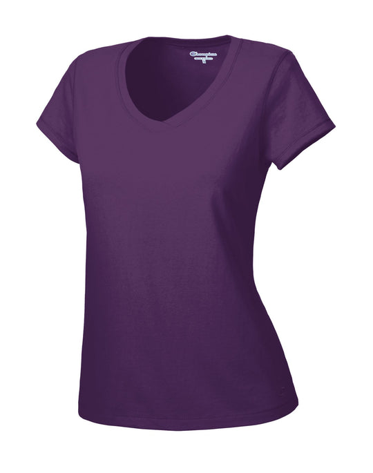 Champion Women's Favorite Cotton V-Neck T-Shirt