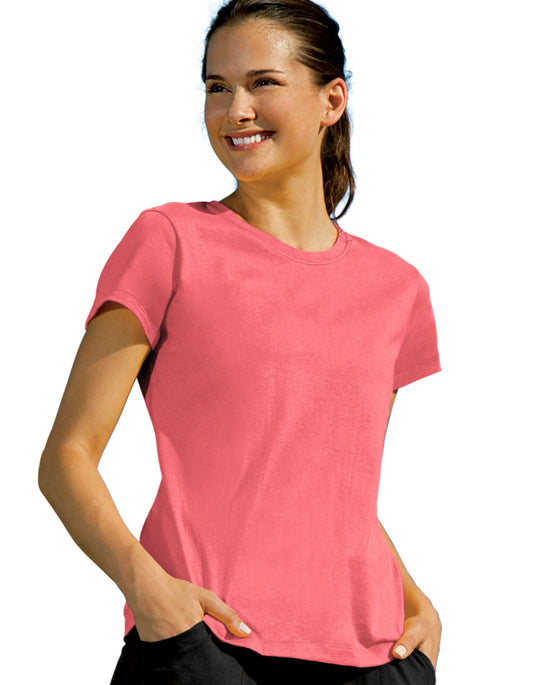 Champion 100% Cotton Crew-Neck Women's T Shirt