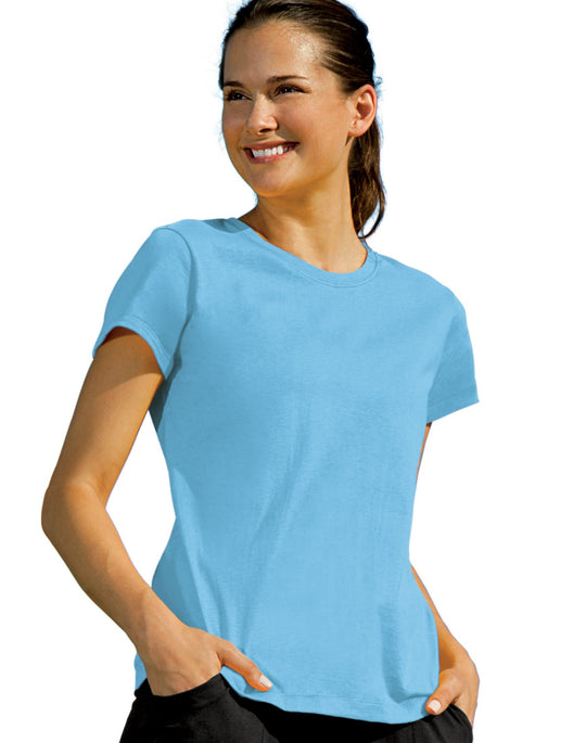 Champion 100% Cotton Crew-Neck Women's T Shirt