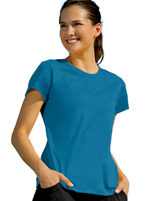 Champion 100% Cotton Crew-Neck Women's T Shirt