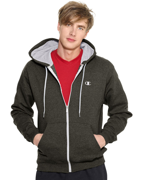 Champion Men's Eco Fleece Full-Zip Hoodie