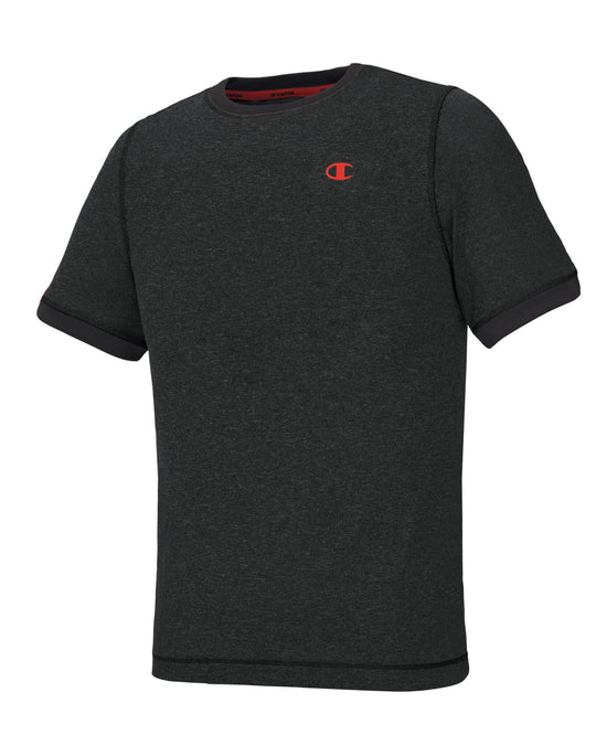Champion Boys Vapor PowerTrain Short Sleeve Heather Tee