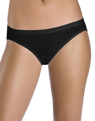 Hanes Women's Cotton Stretch Bikinis 2-Pack