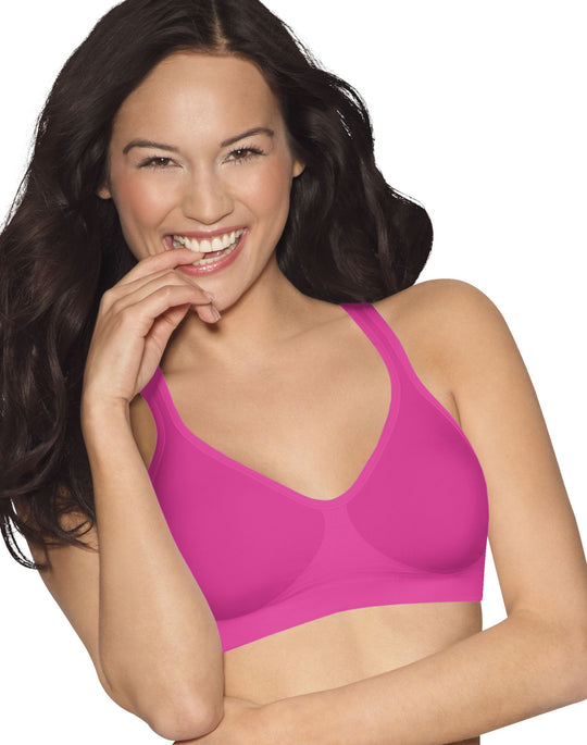 Hanes Women`s ComfortFlex Fit Reversible Wirefree Pullover Bra