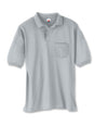 Hanes Cotton-Blend Jersey Men's Polo with Pocket