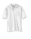 Hanes Cotton-Blend Jersey Men's Polo with Pocket