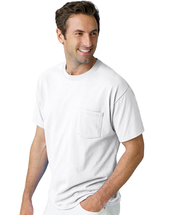 Hanes TAGLESS Pocket T-Shirt